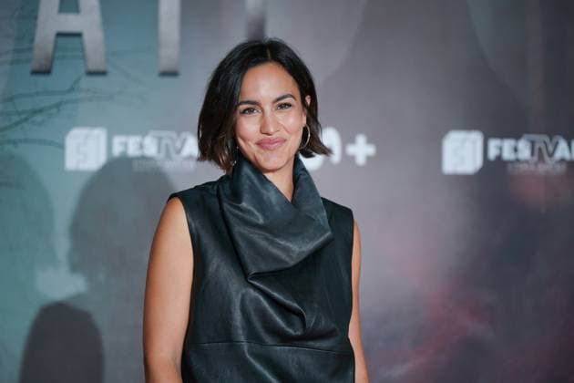 Movistar Plus presents La Caza Irati at the XVII edition of FesTVal de Vitoria Actress Megan Montaner poses on the orange carpet at the XVII edition of FesTVal de Vitoria, at the Palacio de Congresos Europa, on September 4, 2025, in Vitoria Gastéiz, Álava, Basque Country Spain Today, September 4, the fourth season of the series created by Agustín Martínez, scriptwriter and one of the three writers who sign as Carmen Mola This one is called La Caza Irati, which comes after Monteperdido, Tramuntana and Guadiana 04 SEPTEMBER 2025 FESTIVAL VITORIA ÁLAVA BASQUE COUNTRY In Vitoria, Ãlava Basque Country Vitoria, Ãlava Basque Country Spain Copyright: xInakixBerasalucex 6932387