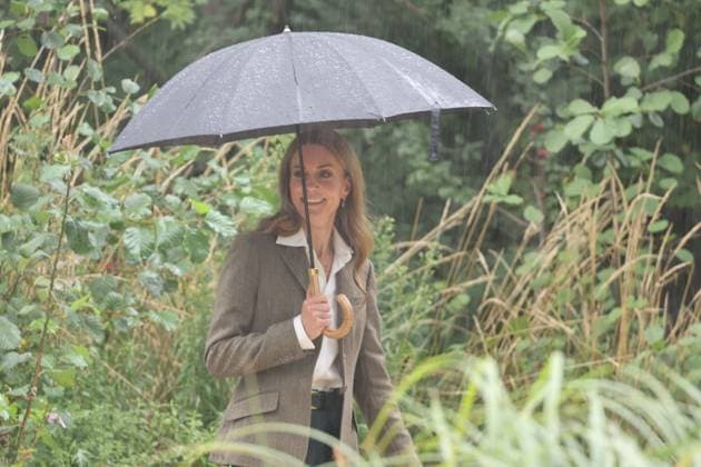 . 04 09 2025. London, United Kingdom. Prince William and Kate Middleton, the Prince and Princess of Wales, visit the newly transformed gardens at the Natural History Museum in London.  xStephenxLockx xi-Imagesx IIM-26190-0021