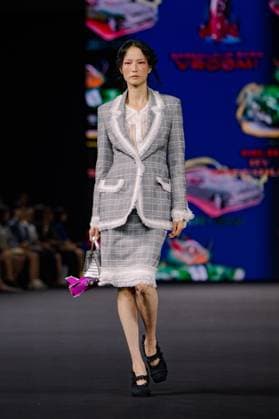 Seoul Fashion Week 2026 SEOUL, SOUTH KOREA - SEPTEMBER 4: A model walks the runway to present a creation during the GREEDILOUS show at Seoul Fashion Week 2026 Spring Summer in Seoul, South Korea on September 4, 2025. Hwawon Ceci Lee Anadolu Seoul South Korea. Editorial use only. Please get in touch for any other usage.  Copyright: x2025xAnadoluxHwawonxCecixLeex