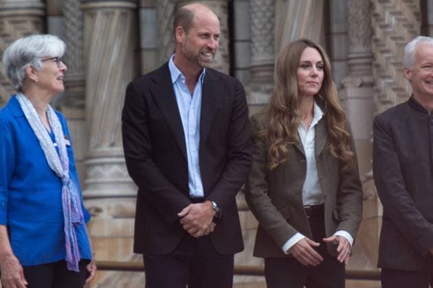 Entertainment Themen der Woche KW36 HRH The Prince and Princess Of Wales Visit Natural History Museum, London, UK - Thursday 4 September William, Prince of Wales and Catherine - Princess of Wales visit Natural History Museum, London, England, UK on Thursday 4 September, 2025 to view the Museum s newly transformed gardens and meet children and young people taking part in learning programmes which see them connecting with nature and boosting biodiversity in urban areas., Credit:Justin Ng Avalon UK, England, London, Natural History Museum  Copyright: xJustinxNgx xAvalonx 1034075638