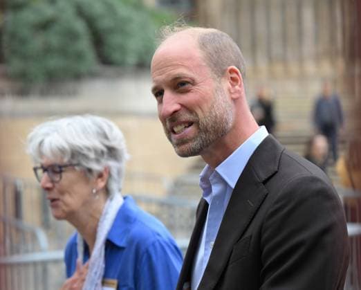 Princess Kate and Prince William visit Natural History Museum gardens LONDON, UNITED KINGDOM - SEPTEMBER 4: Prince William (R), Prince of Wales and Kate Middleton (not seen), Princess of Wales, visit the newly renovated gardens of the Natural History Museum in London, United Kingdom on September 4, 2025. The couple took part in educational programs aimed at connecting with nature and promoting biodiversity, engaging with children and young people. Rasid Necati Aslim Anadolu London United Kingdom. Editorial use only. Please get in touch for any other usage.  Copyright: x2025xAnadoluxRasidxNecatixAslimx