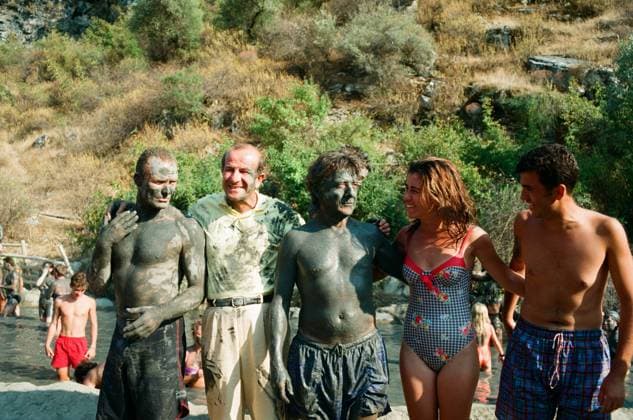 Visits of Dustin Hoffman and Sting to Turkiye MUGLA, TURKIYE - (ARCHIVE) : A file photo dated August 20, 1997 shows Dustin Hoffman and Sting, take a mud bath during their holiday in Mugla, Turkiye on August 20, 1997. Mugla Turkey. Editorial use only. Please get in touch for any other usage.  Copyright: x2025xAnadoluxStringerx