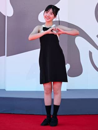 Venice, ITALY: Venice, 82nd Venice International Film Festival 2025 - evening 9. Red carpet of the film NÜHAI (GIRL) - In the photo: Bai Xiao-Ying Venice ITALY  - ZUMAp169 20250904_zea_p169_901 Copyright: xManuelexMangiarottix