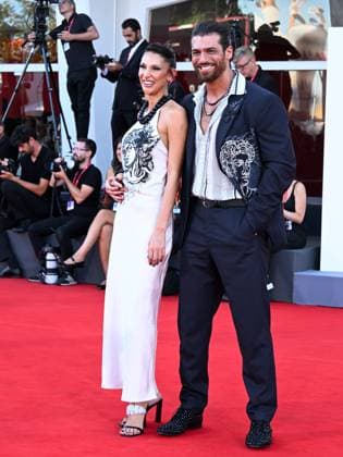 Venice, 82nd Venice International Film Festival 2025 - Evening 9. Red Carpet for the film Elisa. Pictured: Sara Bluma, Can Yaman  Copyright: xManuelexMangiarottix xipa-agency.netx xPoolxPhotoxEventsx06x IPA_Agency_IPA64133791