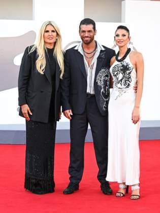 Venice, 82nd Venice International Film Festival 2025 - Evening 9. Red Carpet for the film Elisa. Pictured are Tiziana Rocca, Sara Bluma, and Can Yaman.  Copyright: xManuelexMangiarottix xipa-agency.netx xPoolxPhotoxEventsx06x IPA_Agency_IPA64134040