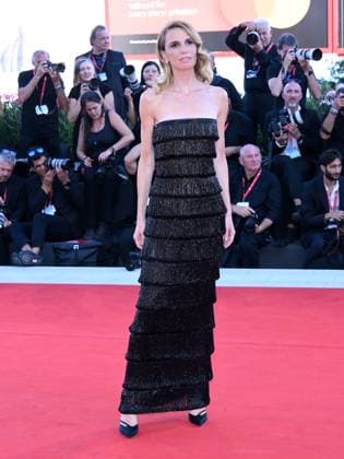Venice, Italy: Venice, 82nd Venice International Film Festival 2025 - Evening 9 - Red Carpet for the film Elisa Pictured: Emanuela Fanelli Venice Italy  - ZUMAp169 20250904_zea_p169_1102 Copyright: xAlbertoxTerenghi PoolxxEvenx
