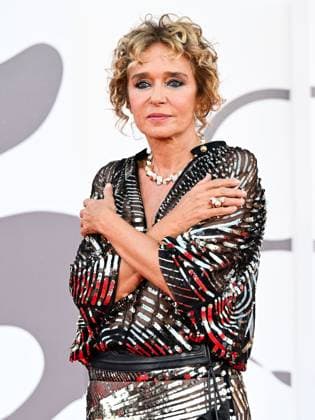 Venice, ITALY: Venice, 82nd Venice International Film Festival 2025 - Evening 9. Red Carpet for the film Elisa. Pictured: Valeria Golino Venice ITALY  - ZUMAp169 20250904_zea_p169_1269 Copyright: xManuelexMangiarottix