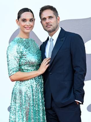 Venice, 82nd Venice International Film Festival 2025 - Evening 9. Red Carpet for the film Elisa. Pictured are Clizia Fornasier and Attilio Fontana.  Copyright: xManuelexMangiarottix xipa-agency.netx xPoolxPhotoxEventsx06x IPA_Agency_IPA64137802