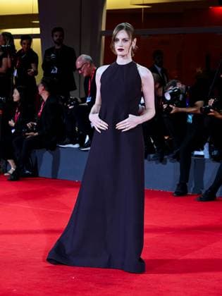Venice, ITALY: Venice, 82nd Venice International Film Festival 2025 - Evening 9. Red Carpet of the film THE MONSTER In the photo: Liliana Bottone Venice ITALY  - ZUMAp169 20250904_zea_p169_1580 Copyright: xManuelexMangiarottix