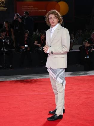 Venice, 82nd Venice International Film Festival 2025 - Evening 9. Red Carpet of the film Hateshinaki Scarlet (Scarlet) . Pictured: Fabius De Vivo  Copyright: xAlbertoxTerenghix xipa-agency.netx xPoolxPhotoxEventsx06x IPA_Agency_IPA64141610