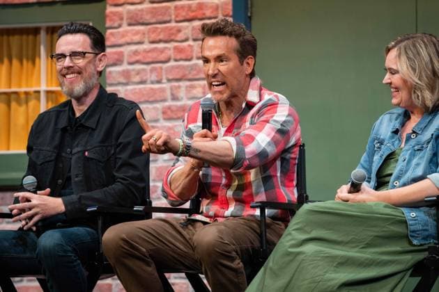 September 4, 2025, Toronto, On, Canada: Director Colin Hanks, producer Ryan Reynolds, and John Candyo¢âö¬A¡oƒâ€žoƒÂ s daughter, Jennifer Candy, at a press conference for the film John Candy: I Like Me, prior to the filmo¢âö¬A¡oƒâ€žoƒÂ s premiere, at the Toronto International Film Festival in Toronto on Thursday, September 4, 2025. Toronto Canada - ZUMA Sep 20250904_zaf_c35_045 Copyright: xArlynxMcadoreyx