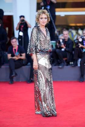 Elisa Red Carpet - The 82nd Venice International Film Festival in Venice Lido - 04 Sep 2025 Valeria Golino during the Elisa red carpet during the 82nd Venice International Film Festival. Venice Lido Italy Copyright: xDanielexCifalax xSOPAxImagesx _CIF3046