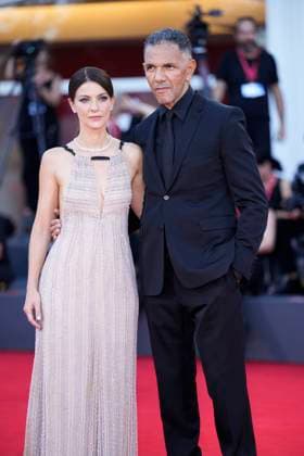 Elisa Red Carpet - The 82nd Venice International Film Festival in Venice Lido - 04 Sep 2025 Barbara Ronchi and Roschdy Zem attend the Elisa red carpet during the 82nd Venice International Film Festival. Venice Lido Italy Copyright: xDanielexCifalax xSOPAxImagesx _CIF3220