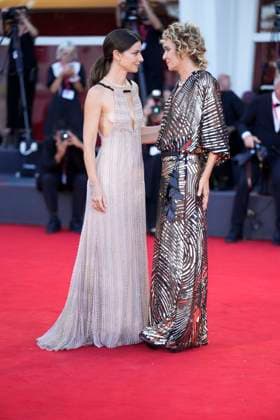 Elisa Red Carpet - The 82nd Venice International Film Festival in Venice Lido - 04 Sep 2025 Valeria Golino and Barbara Ronchi attend the Elisa red carpet during the 82nd Venice International Film Festival. Venice Lido Italy Copyright: xDanielexCifalax xSOPAxImagesx _CIF3276