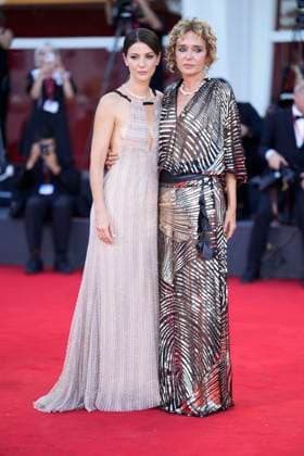 Elisa Red Carpet - The 82nd Venice International Film Festival in Venice Lido - 04 Sep 2025 Valeria Golino and Barbara Ronchi attend the Elisa red carpet during the 82nd Venice International Film Festival. Venice Lido Italy Copyright: xDanielexCifalax xSOPAxImagesx _CIF3290