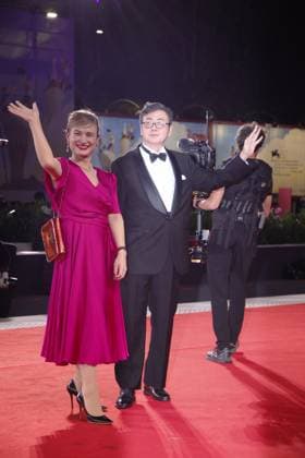 September 4, 2025, Venice, Italy: Nozomu Takahashi and Toshimi Tanio attend the red carpet of the film Hateshinaki Scarlet (Scarlet) at the 82nd Venice Film Festival. Venice Italy - ZUMAs197 20250904_aaa_s197_394 Copyright: xMarcoxBaradax