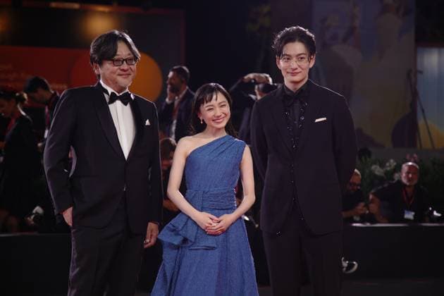 September 4, 2025, Venice, Italy: Masaki Okada, Mana Ashida and Masaki Okada attend the red carpet of the film Hateshinaki Scarlet (Scarlet) at the 82nd Venice Film Festival. Venice Italy - ZUMAs197 20250904_aaa_s197_417 Copyright: xMarcoxBaradax