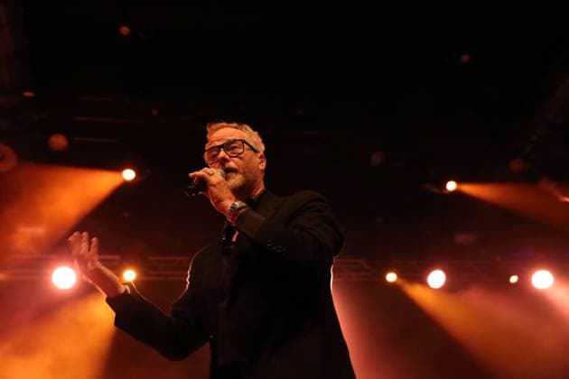 Entertainment Themen der Woche KW36 Matt Berninger bei einem Konzert im Huxleys Neue Welt in Berlin, 4. September 2025. Matt Berninger Konzert Berlin *** Matt Berninger at a concert at Huxleys Neue Welt in Berlin, September 4, 2025 Matt Berninger concert Berlin