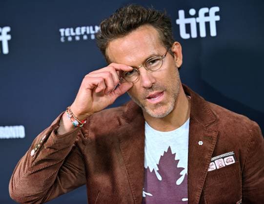Ryan Reynolds attends the world premiere of John Candy: I like Me on opening night of the Toronto International Film Festival at Roy Thomson Hall in Toronto, Canada on Thursday, September 4, 2025. The festival is celebrating its milestone 50th edition this year and will feature 291 films from around the world.  TOR2025090423 CHRISxCHEW