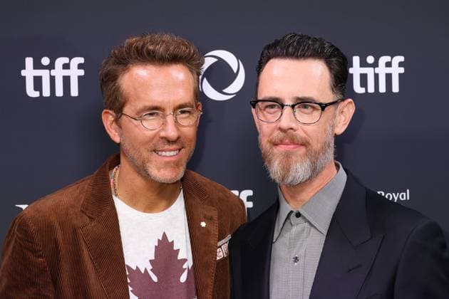 50eme Festival du Film de Toronto 05 Septembre 2025 50th Toronto International Film Festival Red carpet of the film John Candy I like me Ryan Reynolds and Colin Hanks 448338 2025 09 04 Toronto Canada  Copyright: xIsabellexVautierx xStarfacex STAR_448338_115