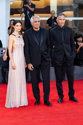 82nd Venice Film Festival Red carpet of the movie -Elisa- Palazzo del Cinema - Venice Lido, Italy Barbara Ronchi;Leonardo Di Costanzo;Roschdy Zem 82nd Venice Film Festival Red carpet of the movie -Elisa- Palazzo del Cinema - Venice Lido, Italy 4th September 2025  Copyright: xMAXxMONTINGELLI SGPx