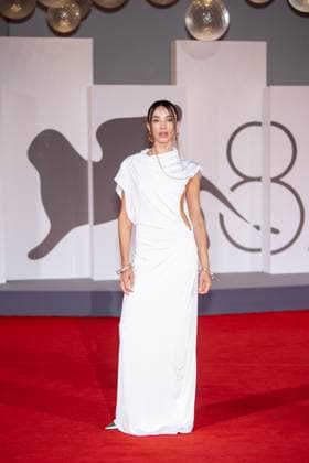 82nd Venice Film Festival Red carpet of the movie -Hateshinaki Scarlet (Scarlet)- Palazzo del Cinema - Venice Lido, Italy Federica Del Sale 82nd Venice Film Festival Red carpet of the movie -Hateshinaki Scarlet (Scarlet)- Palazzo del Cinema - Venice Lido, Italy 4th September 2025  Copyright: xSGPx