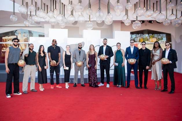 82nd Venice Film Festival Red carpet of the movie -Elisa- Palazzo del Cinema - Venice Lido, Italy Denzel Valentine;RJ Cole;Francesca Pasa;Chris Horton;Nikola Dudasova;Ky Bowman;Ivana Dojkic;Amedeo Tessitori;Francesca Pan;Stefan Nikolic;Leonardo Candi;Joyner Holmes;Giovanni De Nicolao 82nd Venice Film Festival Red carpet of the movie -Elisa- Palazzo del Cinema - Venice Lido, Italy 4th September 2025  Copyright: xSGPx