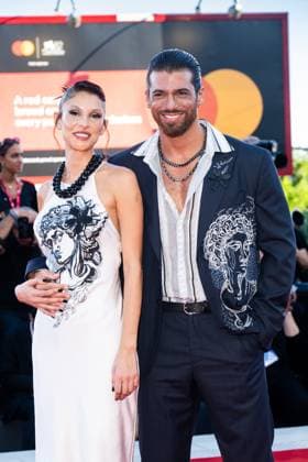 82nd Venice Film Festival Red carpet of the movie -Elisa- Palazzo del Cinema - Venice Lido, Italy Sara Bluma;Can Yaman 82nd Venice Film Festival Red carpet of the movie -Elisa- Palazzo del Cinema - Venice Lido, Italy 4th September 2025  Copyright: xALFONSOxCATALANO SGPITALIAx