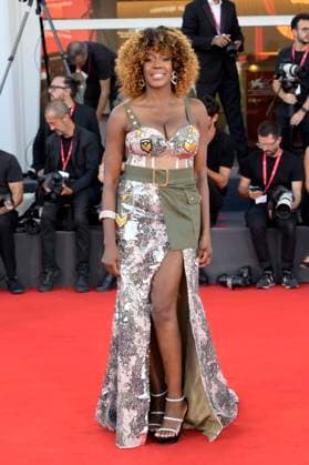 Sylvie Lubamba at the premiere of the feature film Elisa at the Biennale di Venezia 2025 82 Venice International Film Festival at the Palazzo del Cinema Venice, 04 09 2025 Foto:xA.xM.xTinghinox xFuturexImagex elisa_5927