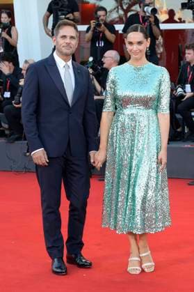 Attilio Fontana with partner Clizia Fornasier at the premiere of the feature film Elisa at the Biennale di Venezia 2025 82 Venice International Film Festival at the Palazzo del Cinema Venice, 04 09 2025 Foto:xA.xM.xTinghinox xFuturexImagex elisa_5932