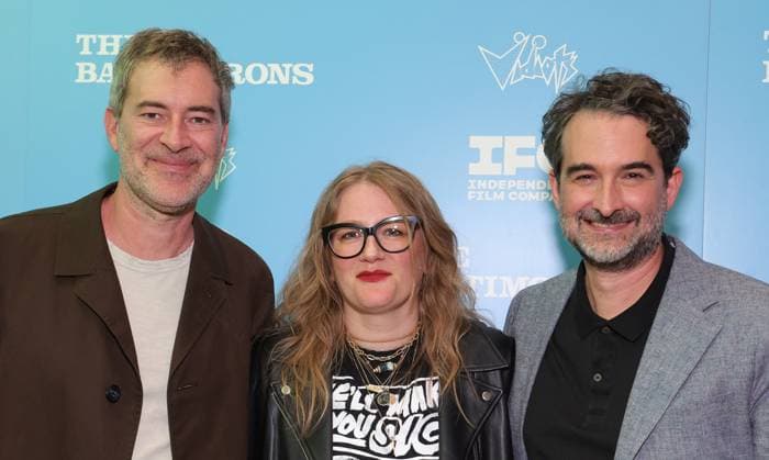 The Baltimorons Film Premiere - LA Mark Duplass, Mel Eslyn, Jay Duplass At The The Baltimorons Film Premiere At Vidiots Foundation - Eagle Theatre In Los Angeles CA, USA on September 04, 2025. Photo by Fati S ABACAPRESS.COM Los Angeles CA United States  Copyright: xFatixSadou ABACAPRESS.COMx