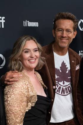 September 4, 2025, Toronto, Ontario, Canada: Ryan Reynolds and Jennifer Candy attend the red carpet for the John Candy - I Like Me premiere during the 2025 Toronto International Film Festival at Roy Thomson Hall. on September 4, 2025 in Toronto, Canada. Toronto Canada - ZUMAe321 20250904_zea_e321_080 Copyright: xLeonardoxRamirezx
