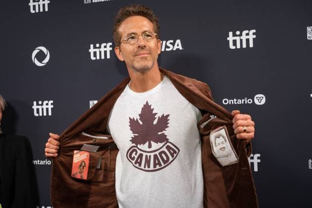 September 4, 2025, Toronto, Ontario, Canada: Ryan Reynolds attends the red carpet for the John Candy - I Like Me premiere during the 2025 Toronto International Film Festival at Roy Thomson Hall. on September 4, 2025 in Toronto, Canada. Toronto Canada - ZUMAe321 20250904_zea_e321_079 Copyright: xLeonardoxRamirezx