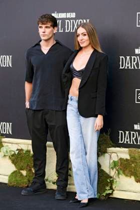 Ignacio de Borbon and Nayades Lospitao at the world premiere of season 3 of the AMC series The Walking Dead Daryl Dixon at Cine Callao Madrid, 04 09 2025 Foto:xDyDxFotografosx xFuturexImagex dixon_5904
