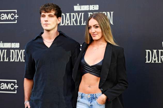 Ignacio de Borbon and Nayades Lospitao at the world premiere of season 3 of the AMC series The Walking Dead Daryl Dixon at Cine Callao Madrid, 04 09 2025 Foto:xDyDxFotografosx xFuturexImagex dixon_5905