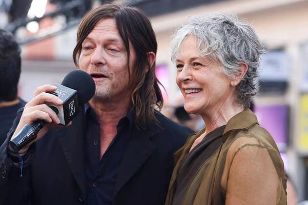 Norman Reedus and Melissa McBride at the world premiere of season 3 of the AMC series The Walking Dead Daryl Dixon at Cine Callao Madrid, 04 09 2025 Foto:xDyDxFotografosx xFuturexImagex dixon_5966