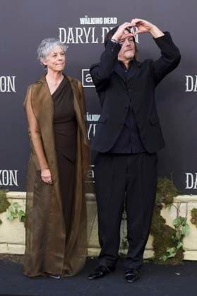 Melissa McBride and Norman Reedus at the world premiere of season 3 of the AMC series The Walking Dead Daryl Dixon at Cine Callao Madrid, 04 09 2025 Foto:xDyDxFotografosx xFuturexImagex dixon_5990