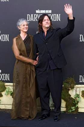 Melissa McBride and Norman Reedus at the world premiere of season 3 of the AMC series The Walking Dead Daryl Dixon at Cine Callao Madrid, 04 09 2025 Foto:xDyDxFotografosx xFuturexImagex dixon_5991