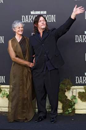 Melissa McBride and Norman Reedus at the world premiere of season 3 of the AMC series The Walking Dead Daryl Dixon at Cine Callao Madrid, 04 09 2025 Foto:xDyDxFotografosx xFuturexImagex dixon_5992