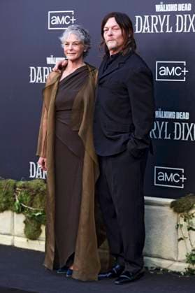 Melissa McBride and Norman Reedus at the world premiere of season 3 of the AMC series The Walking Dead Daryl Dixon at Cine Callao Madrid, 04 09 2025 Foto:xDyDxFotografosx xFuturexImagex dixon_5994