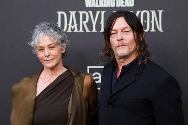 Melissa McBride and Norman Reedus at the world premiere of season 3 of the AMC series The Walking Dead Daryl Dixon at Cine Callao Madrid, 04 09 2025 Foto:xDyDxFotografosx xFuturexImagex dixon_5999