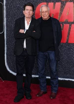 Los Angeles Premiere Of Netflix s aka Charlie Sheen Season 1 HOLLYWOOD, LOS ANGELES, CALIFORNIA, USA - SEPTEMBER 04: American actor Charlie Sheen and American film producer and the president and co-founder of Atlas Entertainment Charles Roven arrive at the Los Angeles Premiere Of Netflix s aka American actor Charlie Sheen Season 1 held at the Netflix Tudum Theater on September 4, 2025 in Hollywood, Los Angeles, California, United States., Credit:Xavier Collin Avalon United States, California, Hollywood, Netflix Tudum Theater Copyright: xXavierxCollinx xAvalonx 1034387758