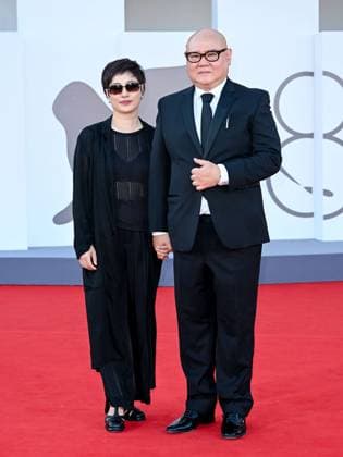 Venice, 82nd Venice International Film Festival 2025 - Evening 10. red carpet of the film Ri Gua Zhong Tian (The Sun Rises On Us All) - In the photo: Cai Shangjun and Ma Shuang  Copyright: xSimonexComix xipa-agency.netx xPoolxPhotoxEventsx06x IPA_Agency_IPA64227117