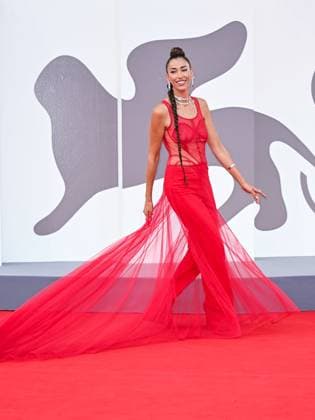 Venice, ITALY: Venice, 82nd Venice International Film Festival 2025 - Evening 10. Red Carpet New Imaie evening - In the photo: NINA ZILLI Venice ITALY  - ZUMAp169 20250905_zea_p169_874 Copyright: xSimonexComix