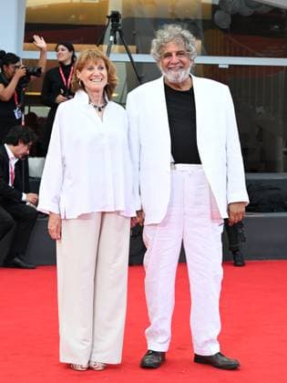 Venice, 82nd Venice International Film Festival 2025 - Evening 10. Red Carpet for the Nuovo Imaie evening. Pictured: Fabrizia Castagnoli, Edoardo Siravo  Copyright: xManuelexMangiarottix xipa-agency.netx xPoolxPhotoxEventsx06x IPA_Agency_IPA64230113