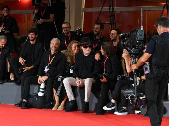Venice, 82nd Venice International Film Festival 2025 - Evening 10. Red Carpet of the Film Francesco De Gregori Nevergreen . In the photo Francesco De Gregori Among the photographers  Copyright: xManuelexMangiarottix xipa-agency.netx xPoolxPhotoxEventsx06x IPA_Agency_IPA64230893