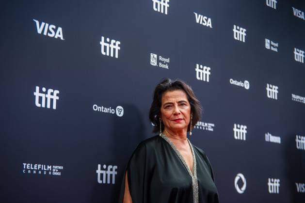 September 5, 2025, Toronto, On, Canada: Hiam Abbass arrives on the red carpet for öÄuPalestine 36öÄÃ¹ at the Toronto International Film Festival in Toronto on Friday, September 5, 2025. Toronto Canada  - ZUMAc35_ 20250905_zaf_c35_045 Copyright: xLauraxProctorx