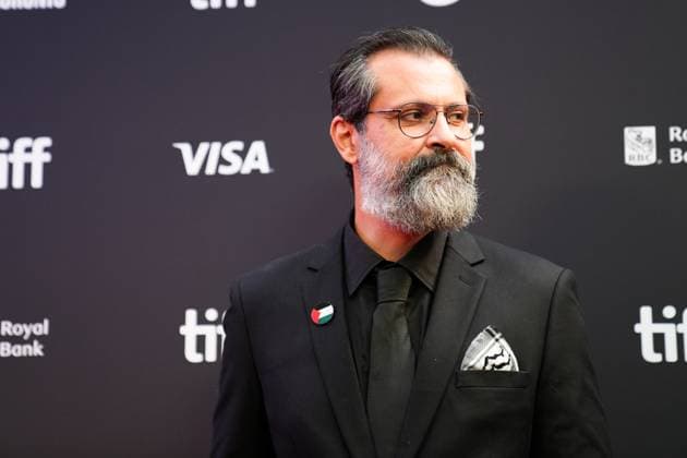 2025 Toronto International Film Festival - Palestine 36 TORONTO, CANADA - SEPTEMBER 5 : Producer Ossama Bawardi, wearing pin of Palestine, attends the premiere of ‘Palestine 36’ during the 2025 Toronto International Film Festival at Roy Thomson Hall in Toronto, Ontario, Canada on September 5, 2025. Mert Alper Dervis Anadolu Ontario Canada. Editorial use only. Please get in touch for any other usage.  Copyright: x2025xAnadoluxMertxAlperxDervisx