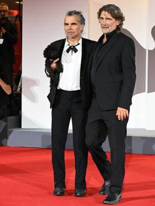 Venice, 82nd Venice International Film Festival 2025 - Evening 10. Red Carpet of the film Piero Pelù. Rumore Dentro . In the photo Piero Pelù, Francesco Fei  Copyright: xManuelexMangiarottix xipa-agency.netx xPoolxPhotoxEventsx06x IPA_Agency_IPA64231268