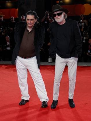Venice, 82nd Venice International Film Festival 2025 - evening 10 - red carpet for the film Francesco De Gregori s Nevergreen Pictured: Stefano Pistolini, Francesco De Gregori  Copyright: xAlbertoxTerenghi PoolxPhotoxEventsx06x xipa-agency.netx xPoolxPhotoxEventsx06x IPA_Agency_IPA64231643
